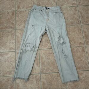BDG Light Gray Distressed Men's Jeans